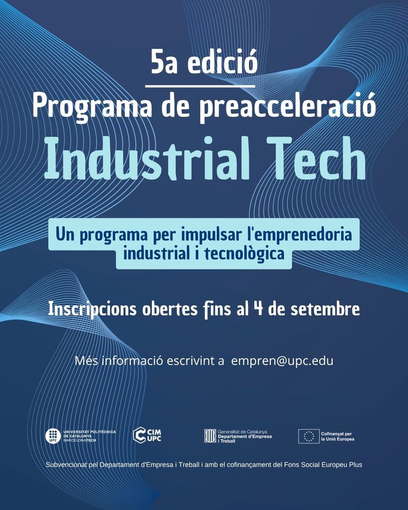 5a edició del programa Industrial Tech