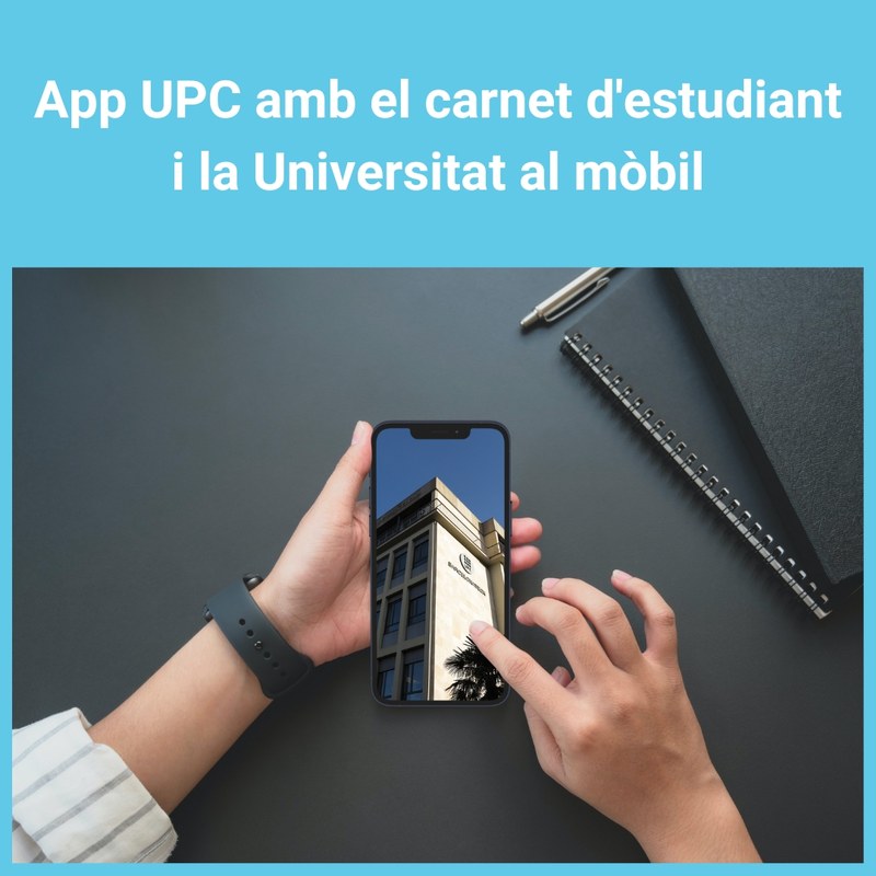 El carnet de la UPC al mòbil