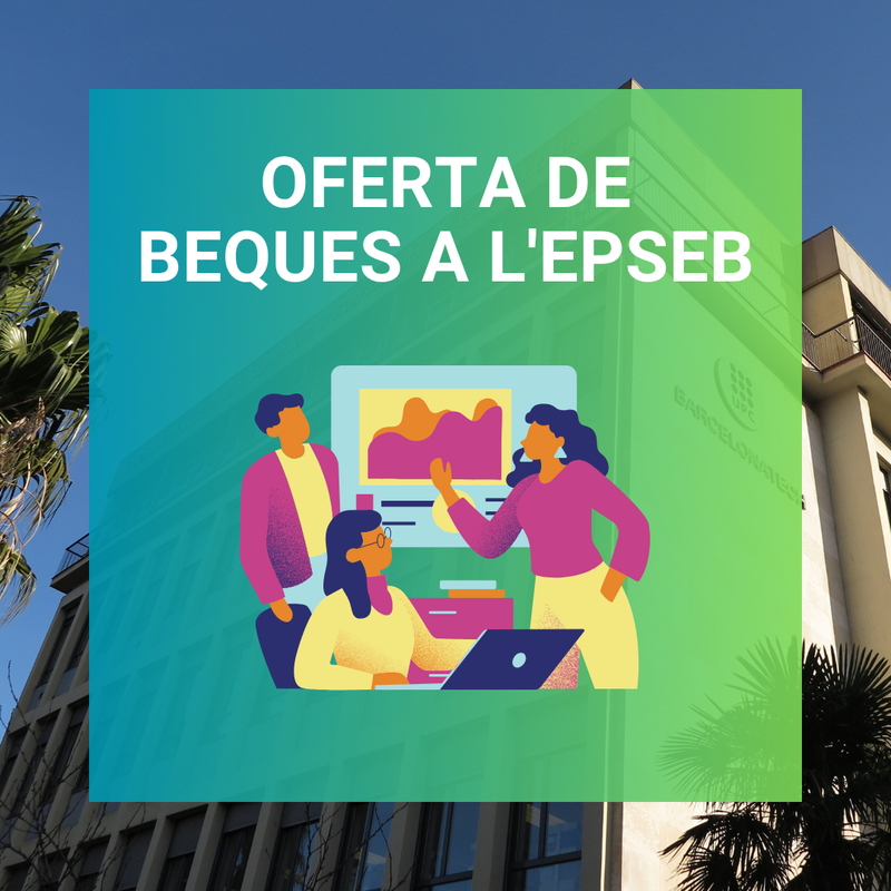 Oferta d'una per donar suport acadèmic a estudiantat del grau en Enginyeria en Geoinformació i Geomàtica