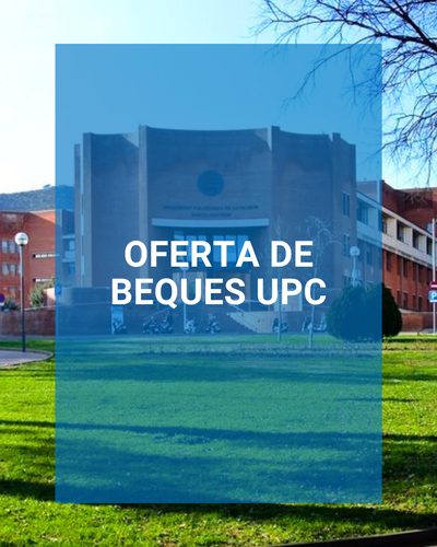 Oferta de beques per al Servei d'Infraestructures de la UPC
