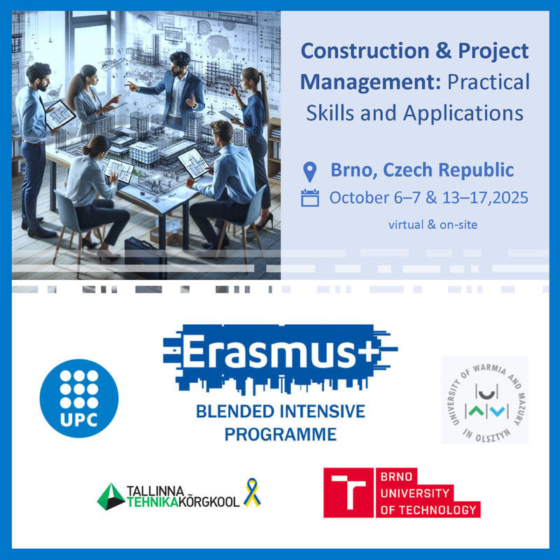 Oferta de places al BIP "Construction & Project Management: Practical Skills and Applications"