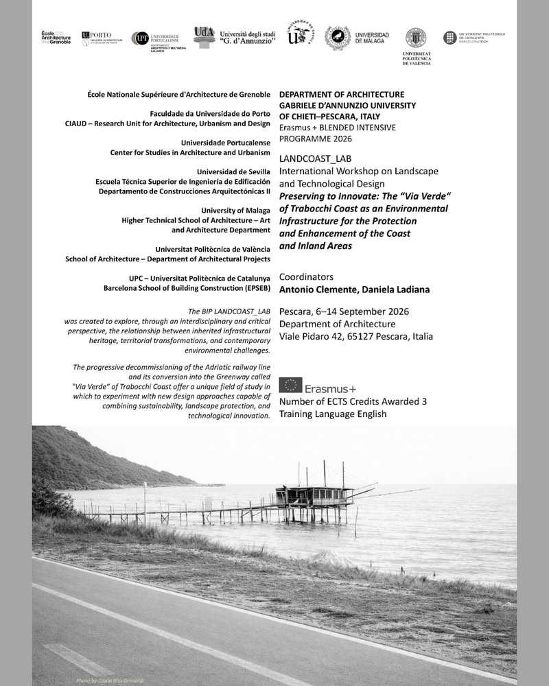 Oberta convocatòria per participar en un nou BIP amb mobilitat a Pescara (Itàlia)