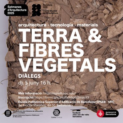 Diàlegs Setmanes d’Arquitectura: Terra i fibres vegetals