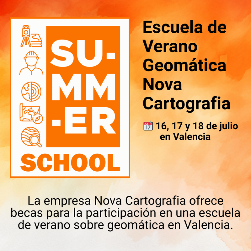 Beques per a l'Escola d'Estiu de Geomàtica