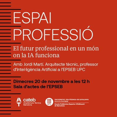 Espai Professió: El futur professional en un món on la IA funciona