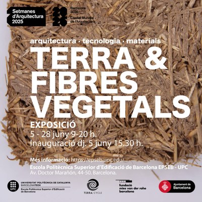 Exposició Setmanes d’Arquitectura: Terra i fibres vegetals