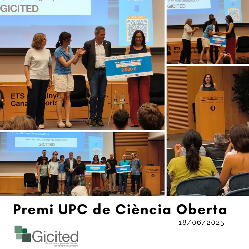 El grup GICITED, guanyador del II Premi UPC de Ciència Oberta