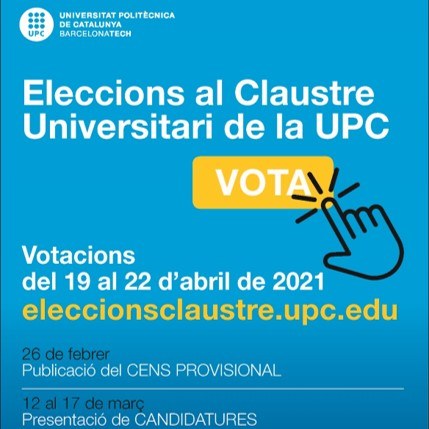 Elecció de representants al Claustre Universitari 2021