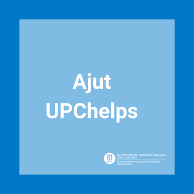 Ajut "UPChelps" per a estudiantat de grau o màster universitari