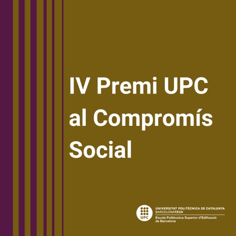 IV Premi UPC al Compromís Social