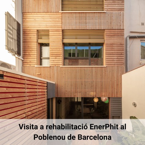 Visita a rehabilitació EnerPhit al Poblenou de Barcelona