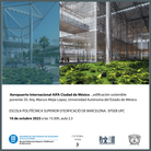 Conferència "Aeropuerto Internacional AIFA de Ciudad de México. Edificación sostenible"