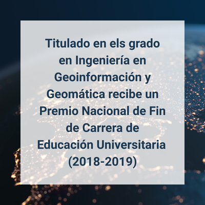 Titulado de la EPSEB recibe un Premio Nacional de Fin de Carrera de Educación Universitaria (2018-2019)