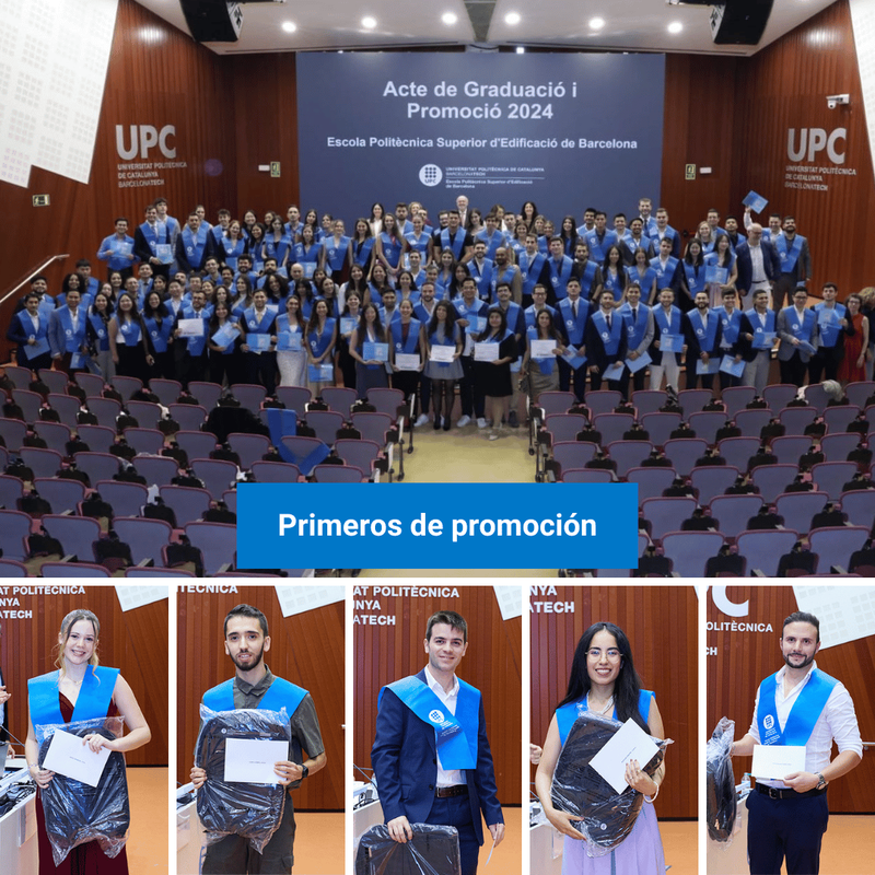 Primera y primero de sus promociones