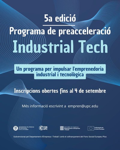 5ª edición del programa Industrial Tech