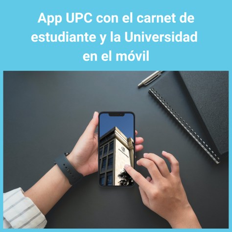 El carné de la UPC en el móvil