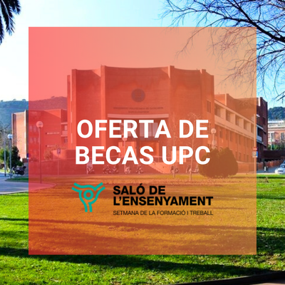 Oferta de becas: stand de la UPC en el Salón de la Enseñanza 2026