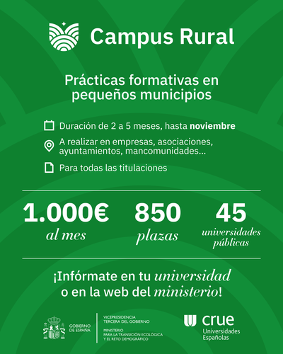 Campus Rural - Abierto periodo de inscripciones