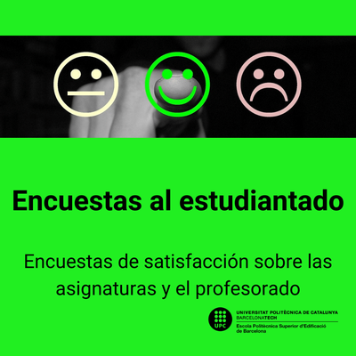 Encuestas al estudiantado - curso 2025-2026 - 1º cuatrimestre