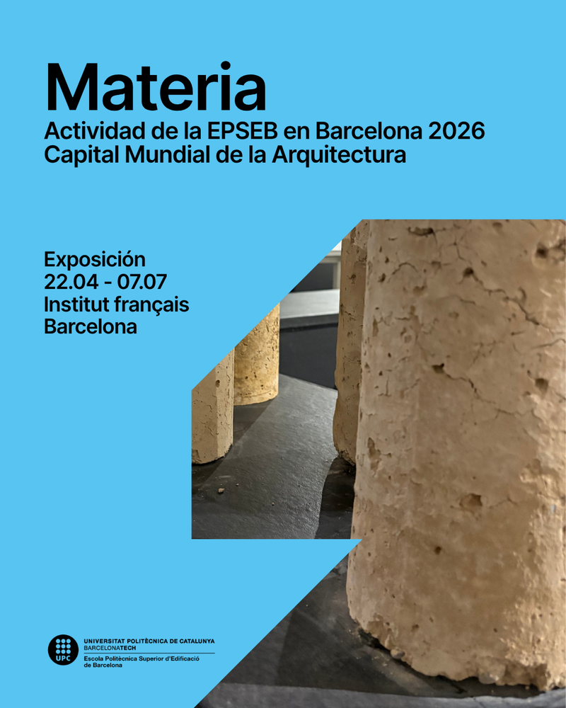 La EPSEB colabora en la exposición 'MATERIA' en el Institut Français de Barcelona