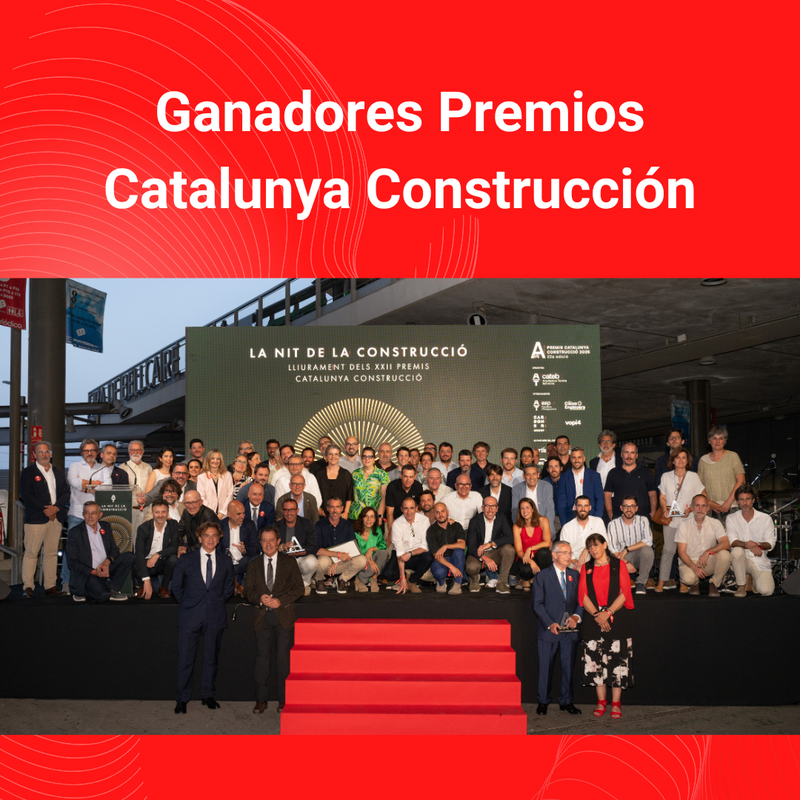 Profesorado de la EPSEB entre los ganadores de los Premis Catalunya Construcció 2025