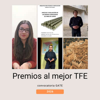 Premios al mejor TFE convocatoria GATE 2026