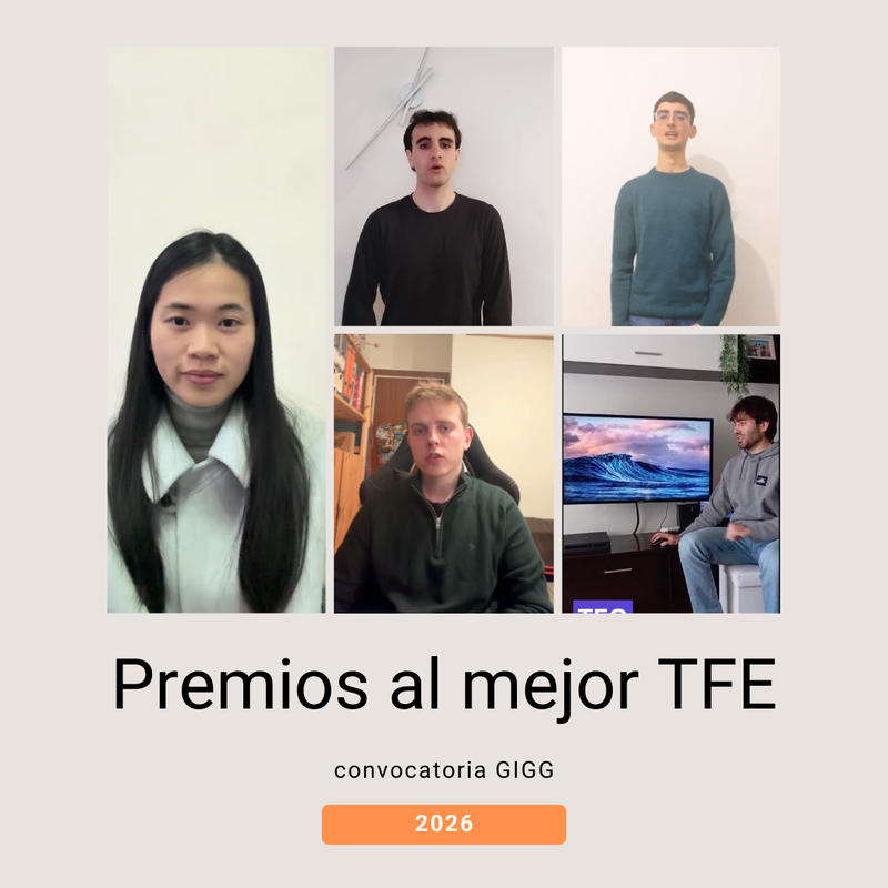Premios al mejor TFE convocatoria GIGG 2026