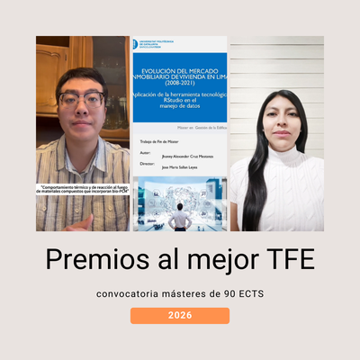 Premios al mejor TFE convocatoria másteres de 90 ECTS 2026