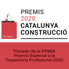 Ezequiel Bellet, Premio Especial a la Trayectoria Profesional 2020 en los Premios Cataluña Construcción