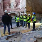 Estudiantado del #MUDIATEC visita la obra de la restauración de la Cartuja de ScalaDei