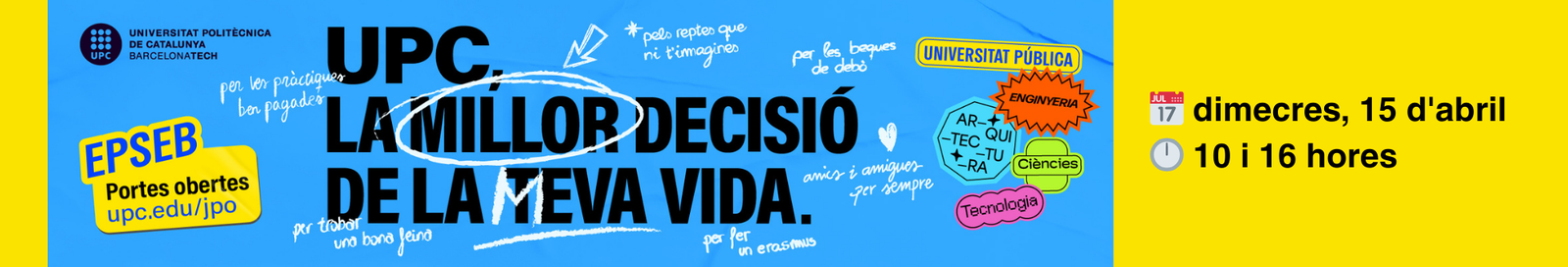 Jornades de Portes Obertes de l'EPSEB